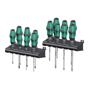 Zestaw 16 wkrętaków płaskich, PH, PZD, TORX - Kraftform Big Pack 300 Wera