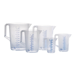 Dzbanek pomiarowy z polipropylenu 5000 ml, skala 100:100 ml
