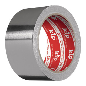 Taśma klejąca aluminiowa 345 z paskiem ochronnym dł. 50 m