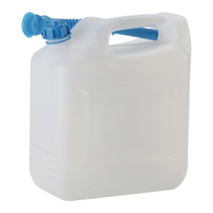 Kanister na wodę z kranem 12 l HD-PE z rurą odpływową H331xB290xT160mm