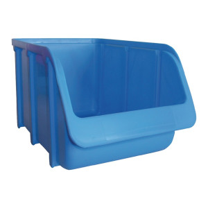 Skrzynka regałowa z otwarta przednia częścią 240-210x145x125mm niebieski