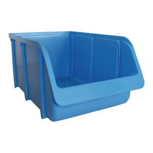 Skrzynka regałowa z otwarta przednia częścią 335-295x205x155mm niebieski