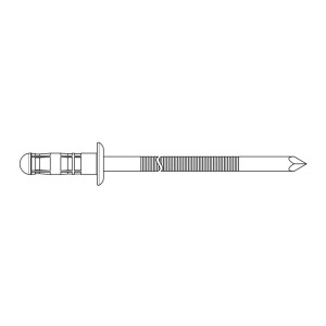 Nity zrywalne PolyBulb aluminium -stal 4.8x16 mm