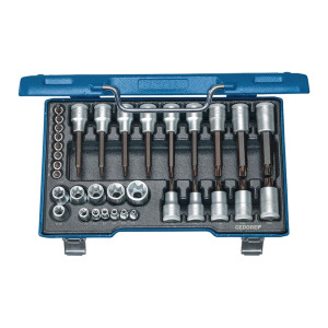 Zestaw 34 kluczy nasadowych 1/2" TORX