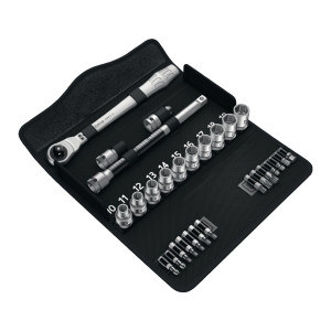 Zestaw 28 narzędzi nasadowych 1/2", 10-19 mm