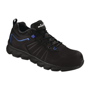 Buty ochronne VEZZO, rozmiar 41 (W. 10,5), czarno/niebieskie, S3 SRC, EN ISO 20345, Wica