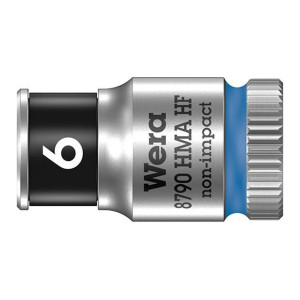 Wymienna końcówka klucza nasadowego Zyklop 1/4" 6x23 mm z funkcją przytrzymywania, 6-kątna, 8790 HMA Wera