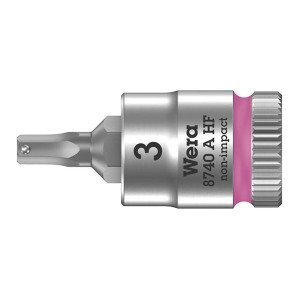 Nasadka trzpieniowa 1/4" do śrub z gniazdem sześciokątnym 3x28mm, 8740 A Wera