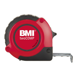 Taśma miernicza twoCOMP 10 m x 30 mm biała BMI