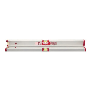 Poziomica słupkowa LM 60 cm ± 0,5 mm/m srebrna BMI