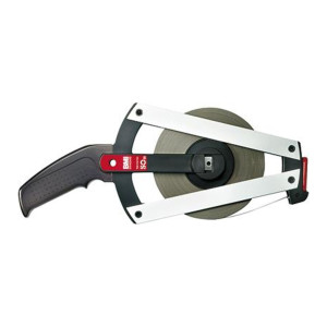 Taśma miernicza ramowa poliamidowa 50 m x 13 mm początek pomiaru B Flextop standard BMI