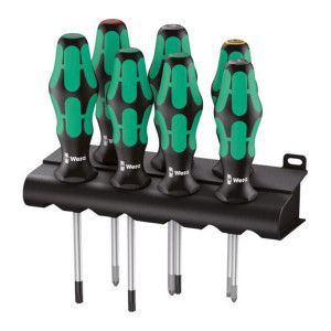 Zestaw 7 wkrętaków nr 335/350/367/7, PH/PZ/Torx Wera