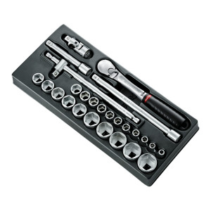 Moduł nasadek 1/2" 6-kątnych MOD.SL161-46