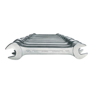 Zestaw 8 kluczy płaskich dwustronnych 6x7-20x22 mm