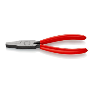 Szczypce płaskie uchwyt z tworzywa sztucznego 140 mm