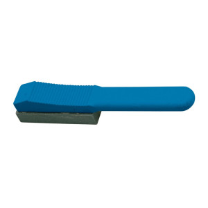 Docierak ręczny 60x25x10 mm ziarnistość 180 żółty uchwyt