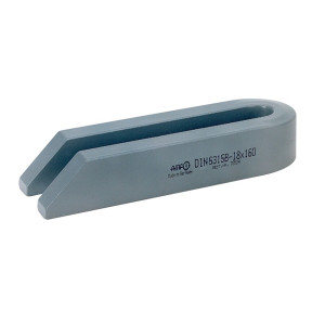 Łapa dociskowa widlasta ze ściętą krawędzią 6315B M12, M14 14x125 mm