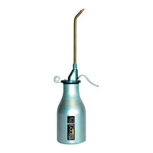 Olejarka z podwójną pompą pojemnik aluminiowy 200 ml
