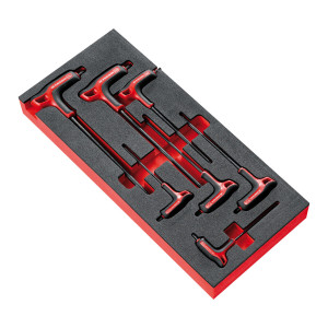 Moduł piankowy z kluczami trzpieniowymi Torx 10-40 mm