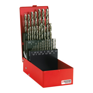 Zestaw 50 wierteł szlifowanych 1-5,9 mm