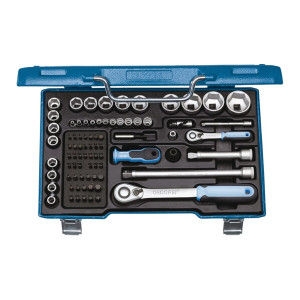 Zestaw kluczy nasadowych 19 V20U-20 1/4" i 1/2" 81-części