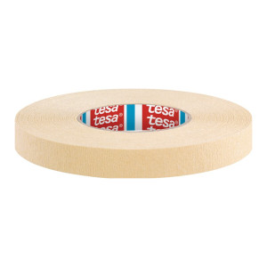 Taśma malarska tesakrepp 4322 mocno krepowana 50 m, 19 mm jasnożółta