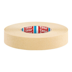 Taśma malarska tesakrepp 4322 mocno krepowana 50 m, 30 mm jasnożółta