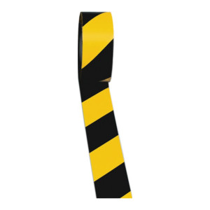 Taśma do oznakowania podłogi Easy Tape PCW kolor czarny/żółty szer. 50mm