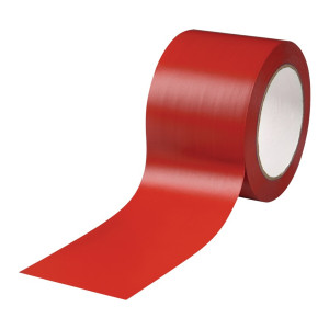 Taśma do oznakowania podłogi Easy Tape PCW kolor czerwony szer. 75mm