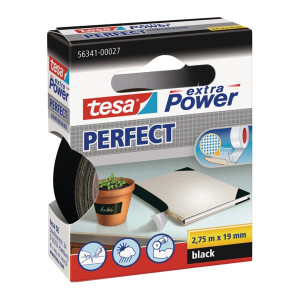 Taśma z tkaniny z folią extra Power 56341 czarny dł. 2,75 m