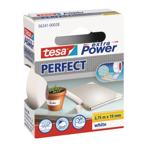 Taśma z tkaniny z folią extra Power 56341 biały dł. 2,75 m