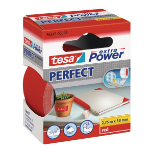 Taśma z tkaniny z folią extra Power 56343 czerwony dł. 2,75 m