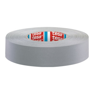 Taśma z tkaniny z folią tesaband Premium 4651 szary dł. 50 m szer.38mm