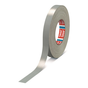 Taśma z tkaniny z folią tesaband Premium 4651 szary dł. 50 m szer.19mm