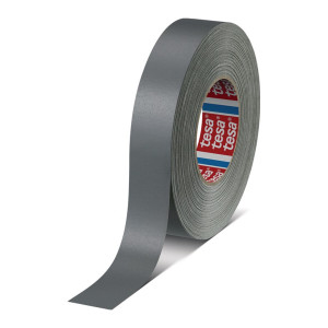 Taśma z tkaniny z folią tesaband Premium 4651 szary dł. 50 m szer.30mm