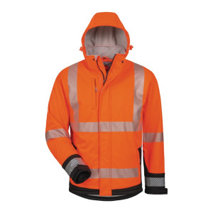 Kurtka robocza ostrzegawcza Softshell Lukas rozmiar XXL