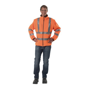 Kurtka robocza ostrzegawcza Softshell rozmiar L pomarańczowa
