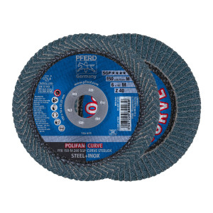 Ściernica lamelowa POLIFAN PFR 150-M Z 40 SGP CURVE STEELOX