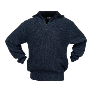Sweter Troyer Norderney rozmiar XL czarny/niebieski