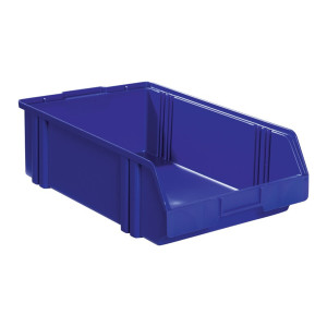 Skrzynka regałowa z otwarta przednia częścią 230-200x150x127mm czerwony