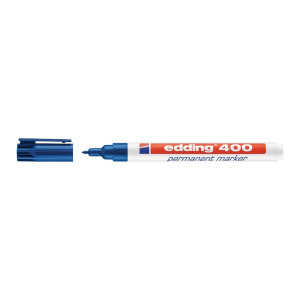 Marker permanentny 400 niebieski szerokość kreski 1 mm