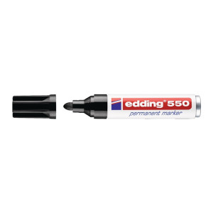 Marker permanentny 550 czarny szer. kreski 3-4 mm końcówka okrągła