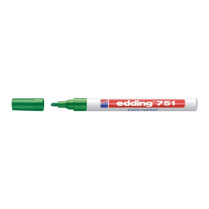 Marker lakierowy 751 zielony szer. kreski 1-2 mm