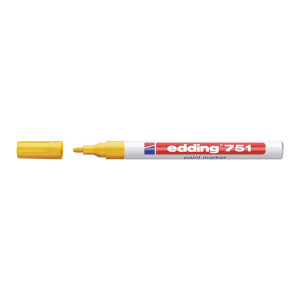Marker lakierowy 751 żółty szer. kreski 1-2 mm