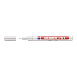 Marker lakierowy 751 biały szer. kreski 1-2 mm