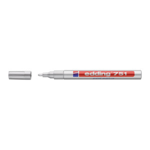 Marker lakierowy 751 srebrny szer. kreski 1-2 mm