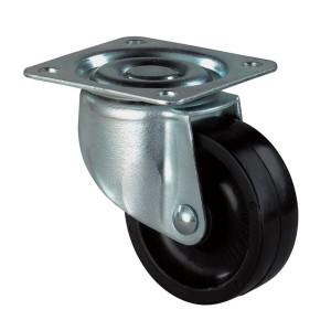 Kółko skrętne śred. koła. 40 mm nośność 30 kg z płytką gwintowaną
