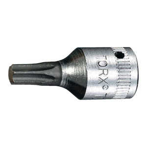 Klucz nasadowy 44 KTX 1/4 cala TX T25 dł. 28 mm