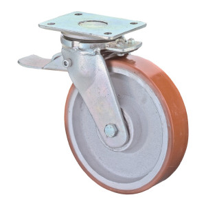 Kółko skrętne do dużych obciążeń śred. koła. 125 mm nośność 550 kg z ustalaczem
