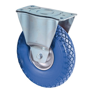 Kółko nieskrętne 200 mm 75 kg poliuretan 138 x 109 mm